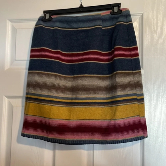 Tracy Evans vintage Aztec boho wrap skirt size 11 - Picture 4 of 6